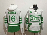 Toronto Maple Leafs #16 Mitchel Marner White St. Patrick's Day All Stitched Hooded Sweatshirt2,baseball caps,new era cap wholesale,wholesale hats